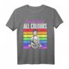 Zen Meditation Yoga T-Shirt mit Buddha Regenbogen Flagge – Spirituelles Geschenk für Freunde & Familie, Inspiration für Meditation, Buddhismus & Achtsamkeit