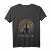 Damen Namaste Yoga & Meditation Kleidung mit Buddha Symbol - V-Ausschnitt T-Shirt in Größen S-XXXL, Perfekt für Entspannung & spirituelle Geschenke