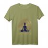 Damen Namaste Yoga & Meditation Kleidung mit Buddha Symbol - V-Ausschnitt T-Shirt in Größen S-XXXL, Perfekt für Entspannung & spirituelle Geschenke