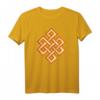 Endloser Knoten Ewigkeits-Knoten Buddhismus Jainismus Spirituelles T-Shirt - Symbol für Lebenszyklen & Weisheit