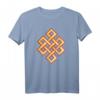 Endloser Knoten Ewigkeits-Knoten Buddhismus Jainismus Spirituelles T-Shirt - Symbol für Lebenszyklen & Weisheit