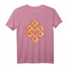 Endloser Knoten Ewigkeits-Knoten Buddhismus Jainismus Spirituelles T-Shirt - Symbol für Lebenszyklen & Weisheit