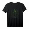 Grünes Tara T-Shirt - Spirituelle Yoga Kleidung mit klassischem Schnitt und doppeltem Saum