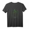 Grünes Tara T-Shirt - Spirituelle Yoga Kleidung mit klassischem Schnitt und doppeltem Saum