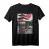 Japanisches Kunst T-Shirt mit Tempel, Anime und Vintage Design – Perfekt für Manga und Spirituelle Fans
