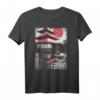 Japanisches Kunst T-Shirt mit Tempel, Anime und Vintage Design – Perfekt für Manga und Spirituelle Fans