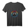 Damen Spirituelles Chakren Meditation Yoga Buddhismus Zen T-Shirt mit V-Ausschnitt – Buntes, friedliches Outfit für Yoga, Meditation und spirituelle Freude