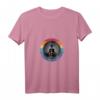 Damen Spirituelles Chakren Meditation Yoga Buddhismus Zen T-Shirt mit V-Ausschnitt – Buntes, friedliches Outfit für Yoga, Meditation und spirituelle Freude