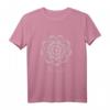 Blumen Mandala Namaste Yoga Meditation Buddhismus Hippie T-Shirt – Spirituelle Kleidung für Yoga, Meditation & Buddhismus-Anhänger