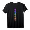 Spirituelles Chakra & Mandala T-Shirt mit Om-Symbol - Bunte Yoga & Buddhismus Motiv, perfektes Geschenk für Meditation & Achtsamkeit