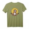 Lazy Faultier Blume des Lebens Yoga Zen Spirituelles T-Shirt – Lustiges Meditations- und Yoga-Shirt für Faultier- und Spirituellen-Liebhaber