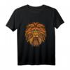 Yin Yoga Löwe Mandala Damen Herren - Spirituelles Meditations T-Shirt mit asiatischem Design für Yoga, Buddhismus & Hinduismus