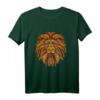 Yin Yoga Löwe Mandala Damen Herren - Spirituelles Meditations T-Shirt mit asiatischem Design für Yoga, Buddhismus & Hinduismus