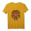 Yin Yoga Löwe Mandala Damen Herren - Spirituelles Meditations T-Shirt mit asiatischem Design für Yoga, Buddhismus & Hinduismus