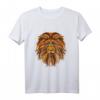Yin Yoga Löwe Mandala Damen Herren - Spirituelles Meditations T-Shirt mit asiatischem Design für Yoga, Buddhismus & Hinduismus