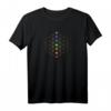 Blume des Lebens 7 Chakra Steine Heilige Geometrie Symbol T-Shirt – Spirituelles Design für Meditation, Yoga & Esoterik, Perfektes Geschenk für Bewusstsein & Erleuchtung