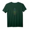 Blume des Lebens 7 Chakra Steine Heilige Geometrie Symbol T-Shirt – Spirituelles Design für Meditation, Yoga & Esoterik, Perfektes Geschenk für Bewusstsein & Erleuchtung