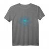 Blaue Lotusblume - Yoga und Spirituelles T-Shirt im Boho Chic Stil mit Mandala, Chakren & Heiligen Symbolen
