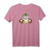 Japanisch Daruma Doll & Maneki Neko Katze im St. Patrick's Hat Raglan - Kulturelles Glückssymbol für Japan-Fans und St. Patrick's Day