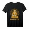 Buddhistisches T-Shirt mit Namaste und Zen Motiv - Spirituelle Kleidung für Achtsame, Meditation & Buddhismus-Fans