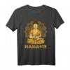 Buddhistisches T-Shirt mit Namaste und Zen Motiv - Spirituelle Kleidung für Achtsame, Meditation & Buddhismus-Fans