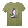 Magisches Einhorn Blume des Lebens Yoga Zen Spirituelle T-Shirt – Für Meditation, Yoga & Spirituelle Praxis