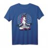 Magisches Einhorn Blume des Lebens Yoga Zen Spirituelle T-Shirt – Für Meditation, Yoga & Spirituelle Praxis