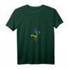 Damen Om Mantra Symbol Lotusblüte Unalome Chakra Regenbogen T-Shirt mit V-Ausschnitt – Spirituelles Yoga & Meditation Mode, Geschenk für Buddhisten & Lichtarbeiter