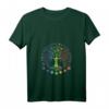 Damen Chakra Baum des Lebens Mandala Zen Yoga Om Symbol Buddhismus T-Shirt mit V-Ausschnitt – Spirituelle, meditative Kleidung für Achtsamkeit, Yoga & Esoterik-Liebhaber