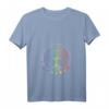 Damen Chakra Baum des Lebens Mandala Zen Yoga Om Symbol Buddhismus T-Shirt mit V-Ausschnitt – Spirituelle, meditative Kleidung für Achtsamkeit, Yoga & Esoterik-Liebhaber