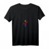 Damen Om Mantra Symbol Lotusblüte Unalome Chakra Regenbogen T-Shirt mit V-Ausschnitt – Spirituelles Yoga & Meditationsshirt, Geschenkidee für Yogis & Lichtarbeiter