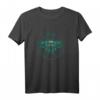 Lotusblume - Grünes Yoga T-Shirt mit Spirituellen Symbolen, Mandala & Chakren – Ideal für Meditation, Achtsamkeit & Boho Chic