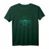 Lotusblume - Grünes Yoga T-Shirt mit Spirituellen Symbolen, Mandala & Chakren – Ideal für Meditation, Achtsamkeit & Boho Chic