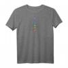 Blume des Lebens & 7 Chakra Steine - Heilige Geometrie Symbol Raglan T-Shirt für Yoga, Meditation & Spirituelle Geschenke