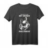 Ich gibt es nur mit meiner Bulldogge T-Shirt – Hunde-Spruch für Bulldoggen-Fans, Hundeschule & Spaziergänge