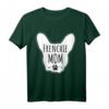 Damen Frenchie Mom Silhouette Französische Bulldogge T-Shirt – Perfektes Geschenk für Bulldoggenliebhaber zu Geburtstag & Weihnachten