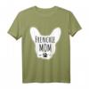 Damen Frenchie Mom Silhouette Französische Bulldogge T-Shirt – Perfektes Geschenk für Bulldoggenliebhaber zu Geburtstag & Weihnachten