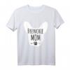 Damen Frenchie Mom Silhouette Französische Bulldogge T-Shirt – Perfektes Geschenk für Bulldoggenliebhaber zu Geburtstag & Weihnachten