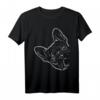 Frenchie Hund Französische Bulldogge T-Shirt – Klassisch geschnitten mit doppeltem Saum für Hundeliebhaber
