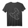Frenchie Hund Französische Bulldogge T-Shirt – Klassisch geschnitten mit doppeltem Saum für Hundeliebhaber