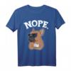 Lazy French Bulldog Dog Besitzer - Nope French Bulldog Hund T-Shirt – Lustiges Geschenk für Hunde- und Haustierliebhaber