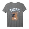 Lazy French Bulldog Dog Besitzer - Nope French Bulldog Hund T-Shirt – Lustiges Geschenk für Hunde- und Haustierliebhaber