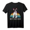 Retro Französische Bulldogge T-Shirt für Damen, Herren & Kinder – Lustiges Hundemotiv, ideales Geschenk für Geburtstag & Weihnachten