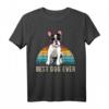 Retro Französische Bulldogge T-Shirt für Damen, Herren & Kinder – Lustiges Hundemotiv, ideales Geschenk für Geburtstag & Weihnachten