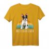 Retro Französische Bulldogge T-Shirt für Damen, Herren & Kinder – Lustiges Hundemotiv, ideales Geschenk für Geburtstag & Weihnachten