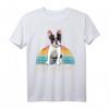 Retro Französische Bulldogge T-Shirt für Damen, Herren & Kinder – Lustiges Hundemotiv, ideales Geschenk für Geburtstag & Weihnachten