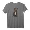 Frenchie Bulldoggen T-Shirt mit Aufschrift 'Love Frenchie Mom Dad' – Damen und Herren, Schwarz Raglan, Perfekt für Valentinstag, Muttertag, Vatertag & Geburtstage