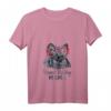Damen Französische Bulldogge Mama! Frenchie Welpengeschenk T-Shirt mit V-Ausschnitt – Perfekt als Muttertagsgeschenk für Bulldoggenliebhaberinnen