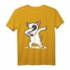 Englisch Bullterrier Tupfen-Shirt DAB mit lustigem Hundemotiv – Cooles Geschenk für Hundeliebhaber, Familien & Kinder
