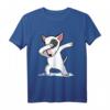 Englisch Bullterrier Tupfen-Shirt DAB mit lustigem Hundemotiv – Cooles Geschenk für Hundeliebhaber, Familien & Kinder